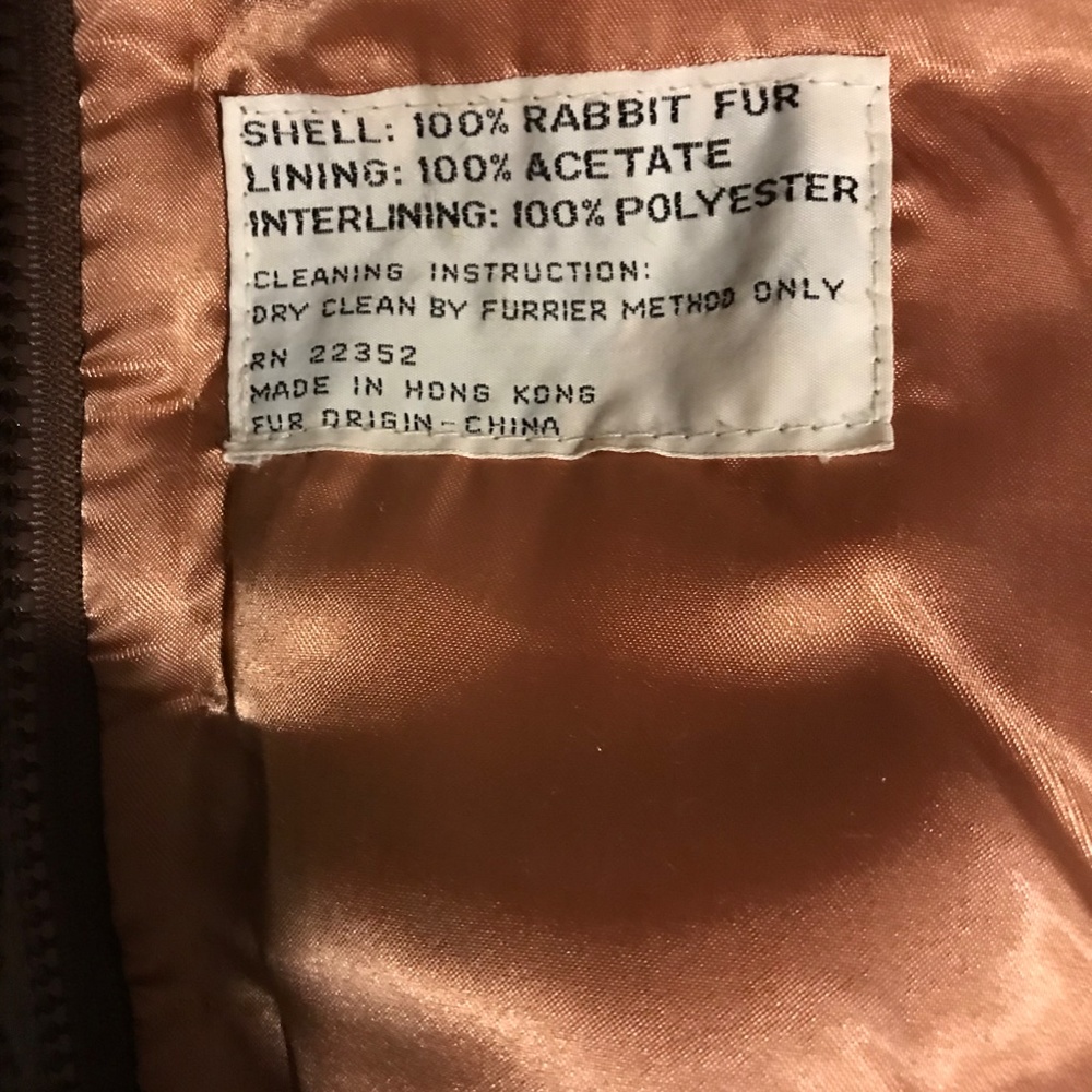 VINTAGE RABBIT COAT SPLIT ENDS LTD - Picture 10 of 11
